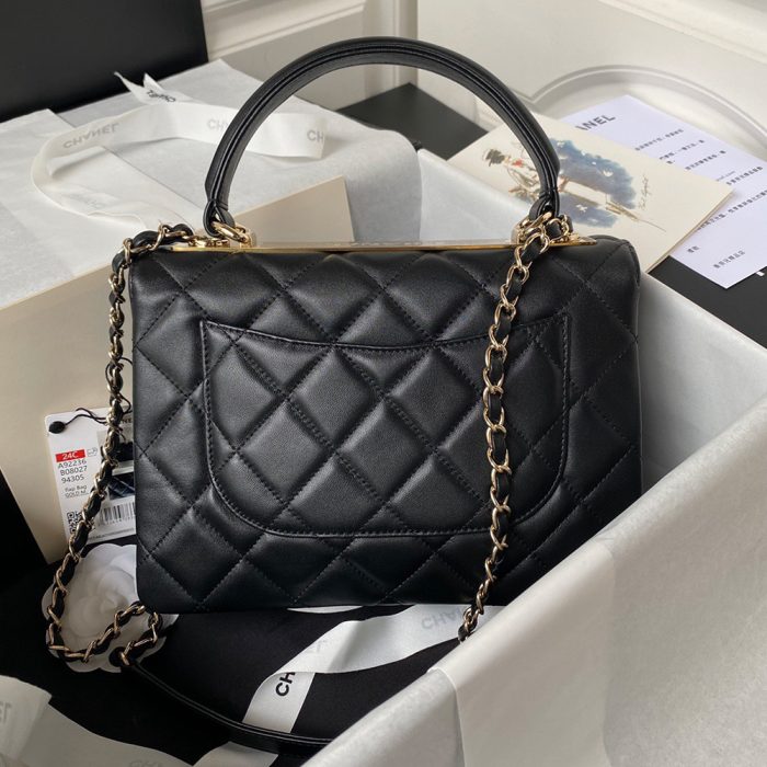 CHANEL Flap Bag With Top Handle - Image 3