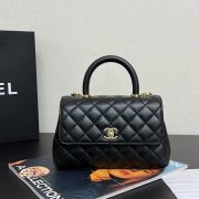 CHANEL Large Flap Bag With Top Handle(high-end grade) - Image 3