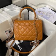CHANEL Mini Flap Bag with Top Handle - Image 3