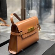 MANHATTAN SMALL SHOULDER BAG IN BOX SAINT LAURENT LEATHER - Image 3