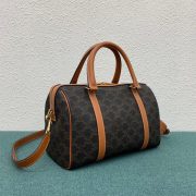 CELINE Large Boston IN Triomphe Canvas and calfskin - Image 3