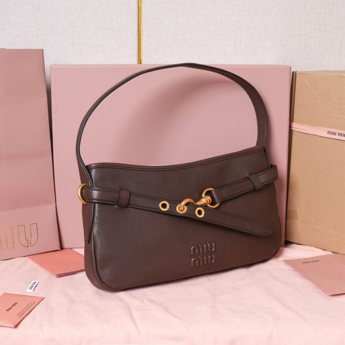 MIUMIU Regular Aventure nappa leather bag(HIGH-END GRADE) - Image 3