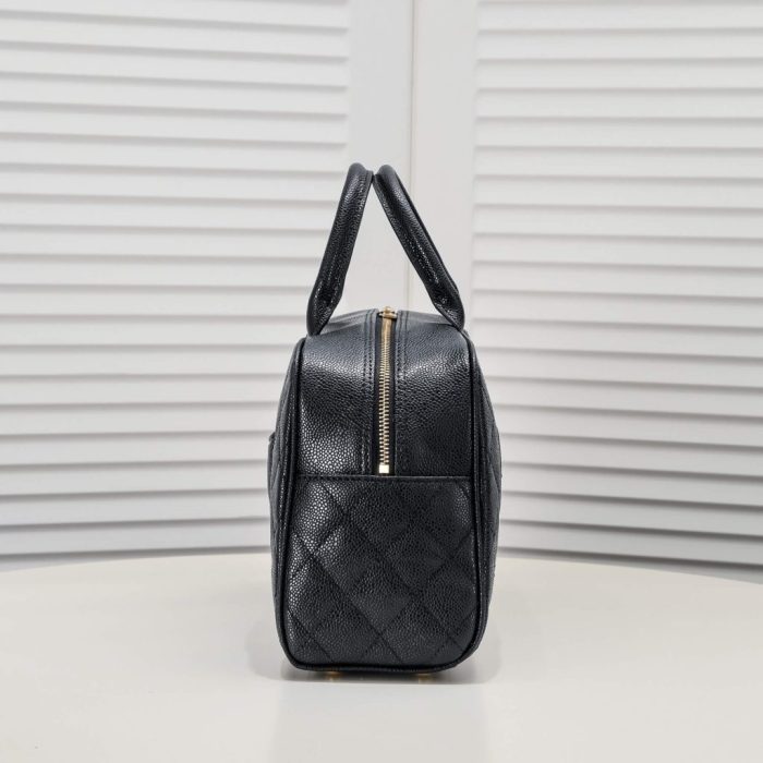 CHANEL Large Vintage Boston Bag - Image 3