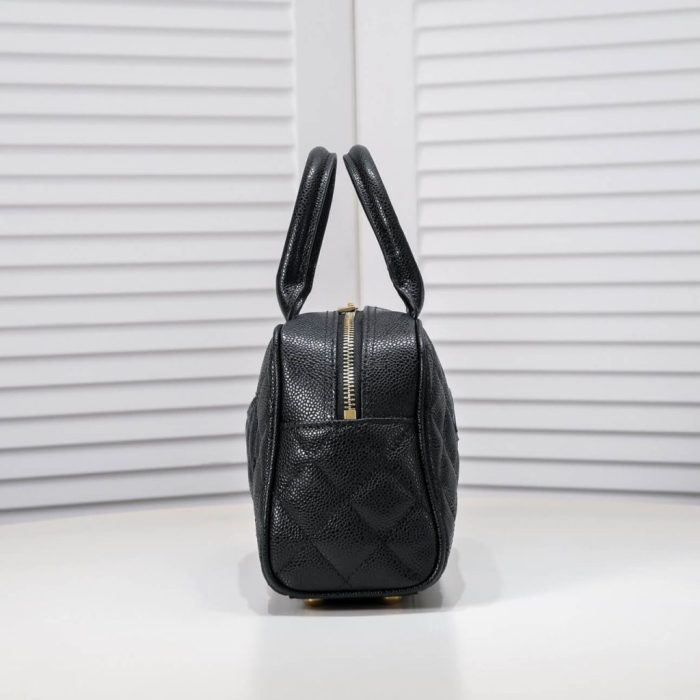 CHANEL Medium Vintage Boston Bag - Image 4