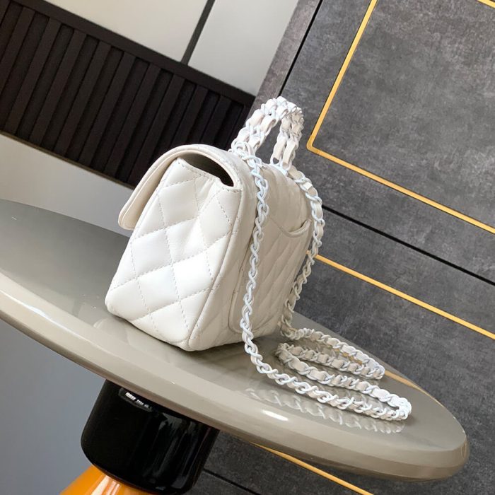 Chanel Mini Flap Bag with Top Handle(HIGH-END GRADE) - Image 3