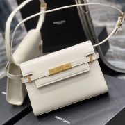 MANHATTAN SMALL SHOULDER BAG IN BOX SAINT LAURENT LEATHER - Image 3