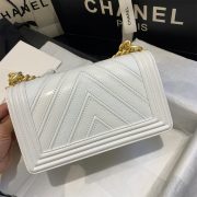 Chevron Boy Chanel Handbag - Image 3