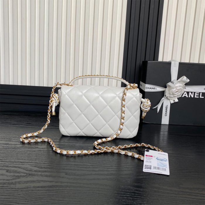 CHANEL Flap Bag with Top Handle(HIGH-END GRADE) - Image 3
