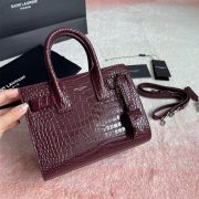YSL SAC DE JOUR NANO IN EMBOSSED CROCODILE SHINY LEATHER - Image 3