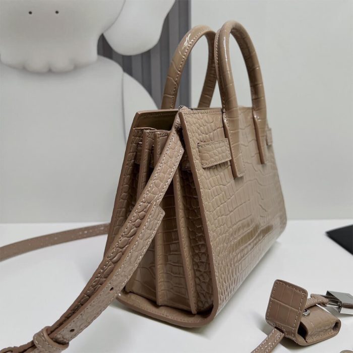 YSL SAC DE JOUR NANO IN EMBOSSED CROCODILE SHINY LEATHER - Image 3