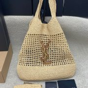 YSL ICARE SHOPPING BAG IN RAFFIA(HIGH-END GRADE) - Image 3