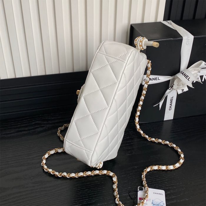 CHANEL Flap Bag With Top Handle(HIGH-END GRADE) - Image 4
