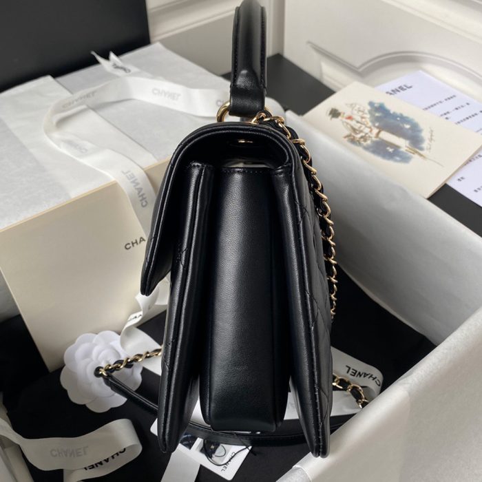 CHANEL Flap Bag With Top Handle - Image 4