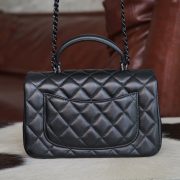 Chanel Mini Flap with Top Handle(HIGH-END GRADE) - Image 4