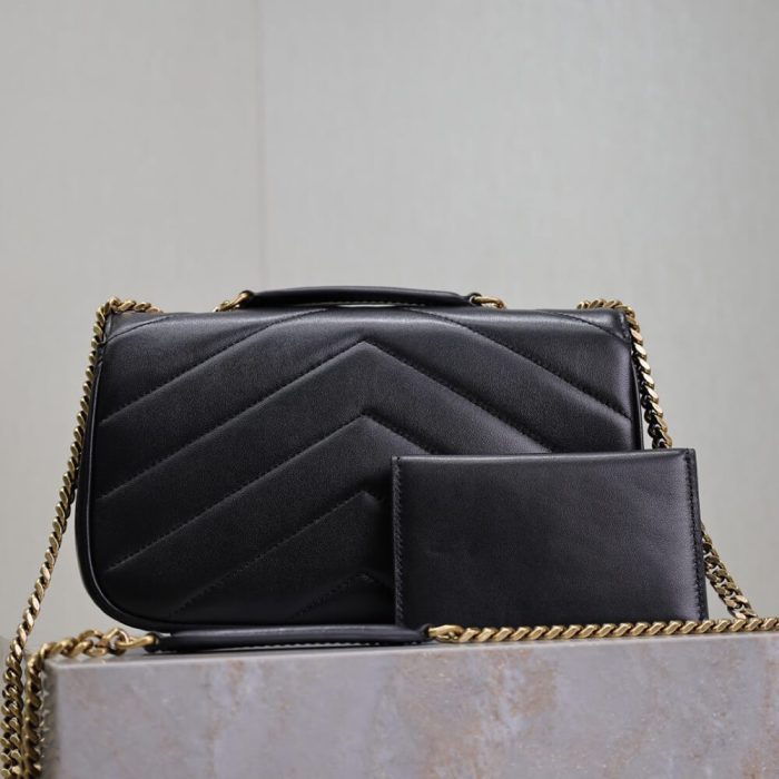 YSL  LOULOU small in MATELASS?? lambskin - Image 4