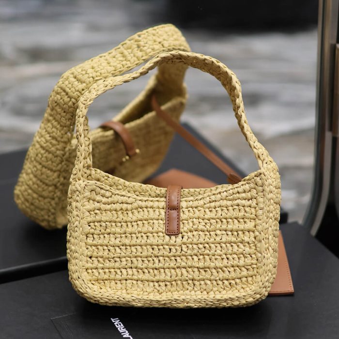YSL LE 5 A 7 MINI IN RAFFIA(HIGH-END GRADE) - Image 4