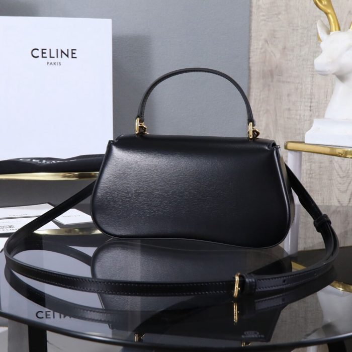 TEEN CELINE LOLA in Triomphe Canvas and Calfskin(HIGH-END GRADE) - Image 4