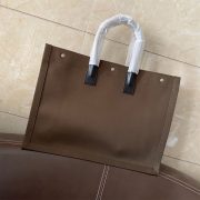 RIVE GAUCHE LARGE TOTE BAG IN PRINTED CANVAS AND LEATHER - Image 4