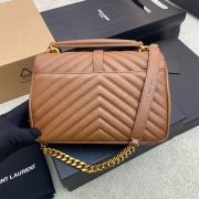 COLLEGE MEDIUM CHAIN BAG IN QUILTED LEATHER - Image 4
