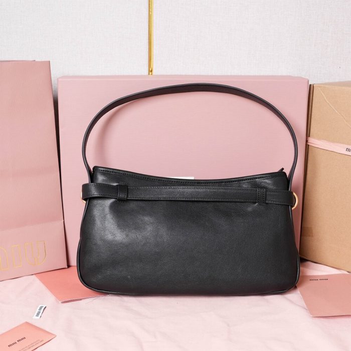 MIUMIU Regular Aventure nappa leather bag(HIGH-END GRADE) - Image 4