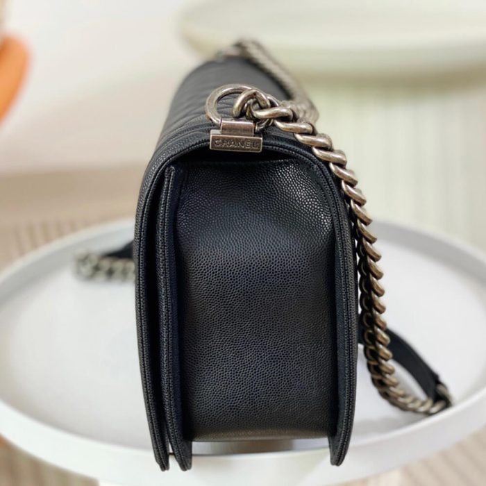 LARGE BOY CHANEL HANDBAG(HIGH-END GRADE) - Image 4