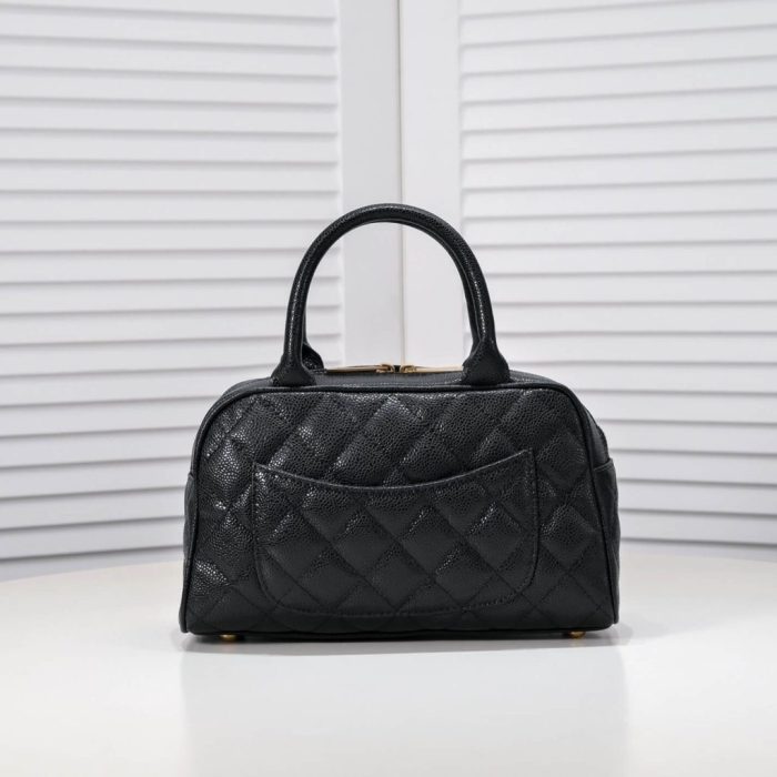 CHANEL Medium Vintage Boston Bag - Image 5