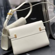MANHATTAN SMALL SHOULDER BAG IN BOX SAINT LAURENT LEATHER - Image 4