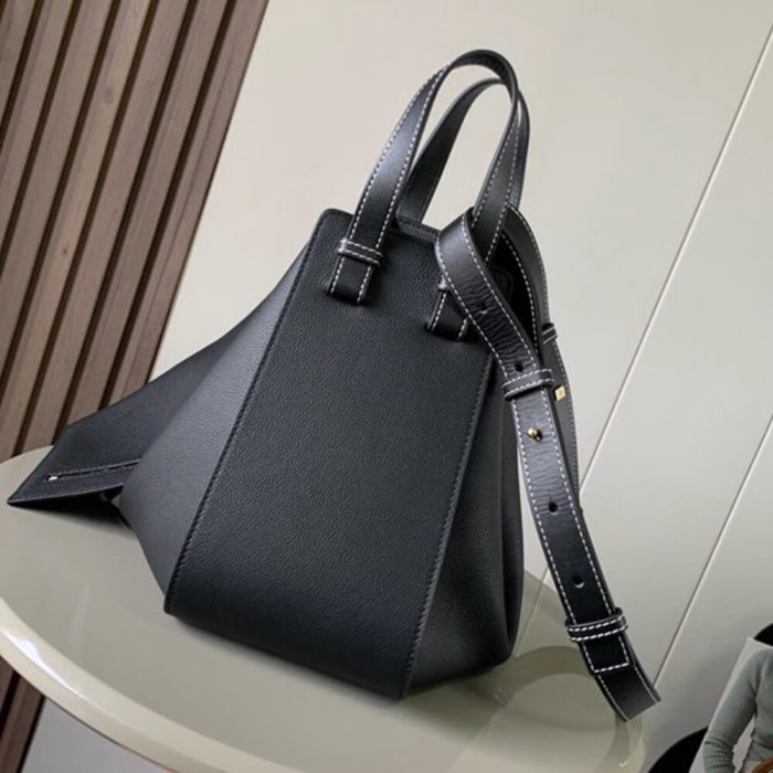 LOEWE Small Hammock bag in soft grained calfskin - Image 4