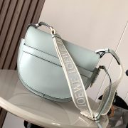 Loewe Small Gate bag in soft calfskin and jacquard - Image 4