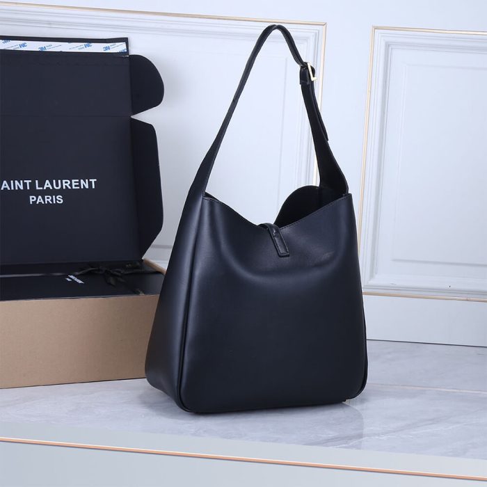 YSL LARGE LE 5 A 7 SUPPLE IN SMOOTH LEATHER - Image 4