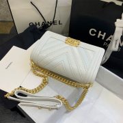 Chevron Boy Chanel Handbag - Image 4