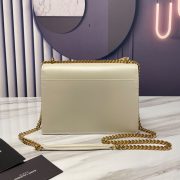 SUNSET MEDIUM CHAIN BAG IN SMOOTH LEATHER - Image 4
