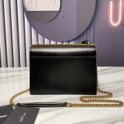 SUNSET MEDIUM CHAIN BAG IN SMOOTH LEATHER - Image 4