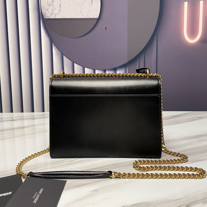 SUNSET MEDIUM CHAIN BAG IN SMOOTH LEATHER - Image 4