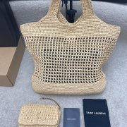 YSL ICARE SHOPPING BAG IN RAFFIA(HIGH-END GRADE) - Image 4