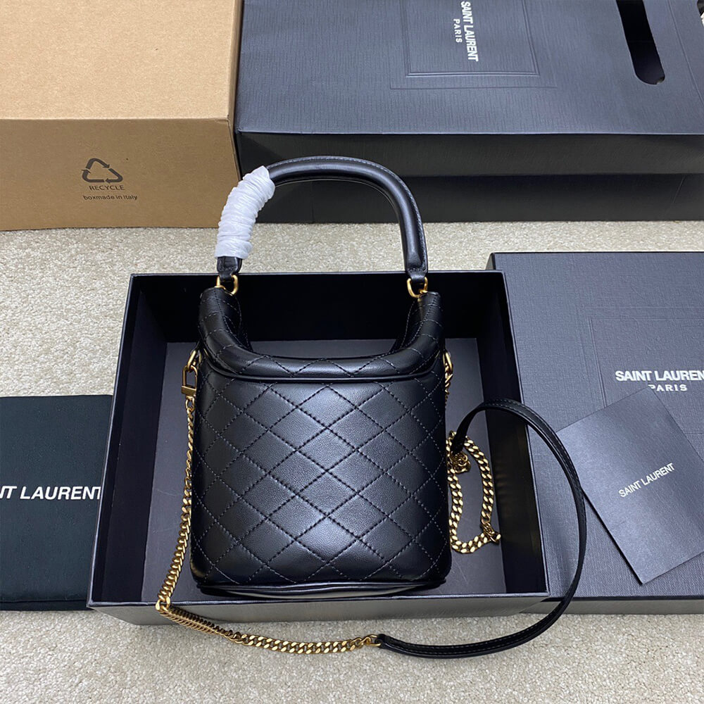 4-93-3.jpg YSL GABY BUCKET BAG IN LAMBSKIN - Image 4