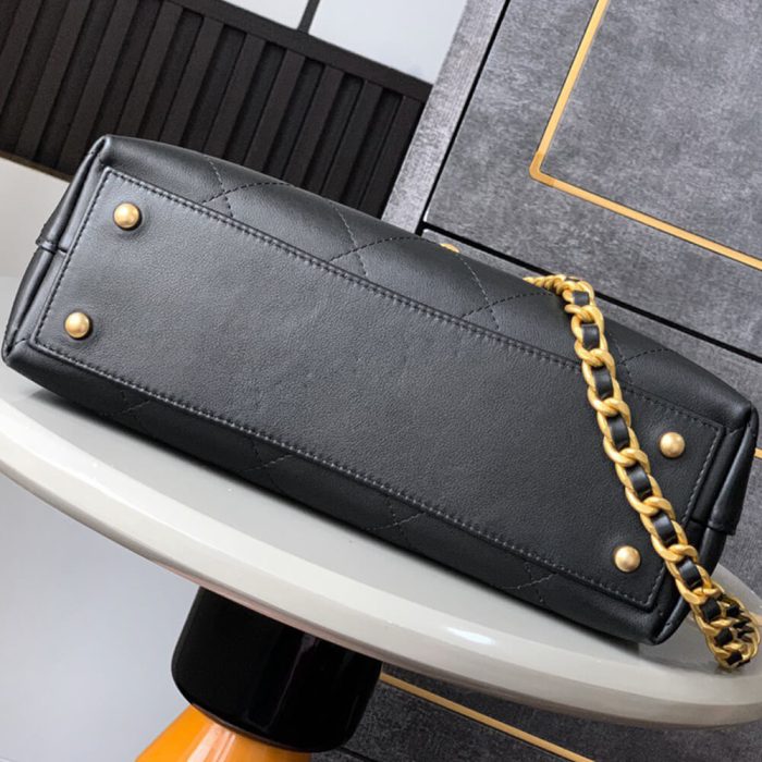 Chanel Large Flap Bag With Top Handle(HIGH-END GRADE) - Image 5
