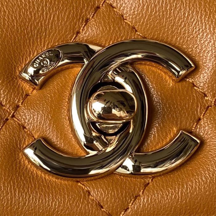 CHANEL Mini Flap Bag with Top Handle - Image 5