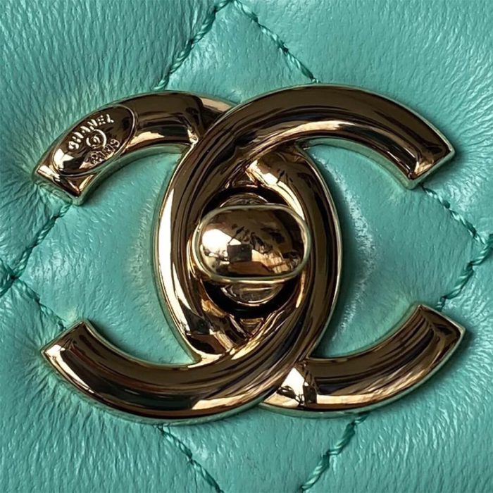 CHANEL Mini Flap Bag with Top Handle - Image 5