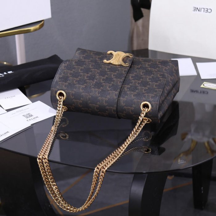 CELINE Medium Celine Victoire Bag in Triomphe Canvas - Image 5