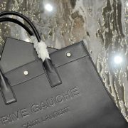 RIVE GAUCHE SMALL TOTE BAG IN SMOOTH LEATHER - Image 5