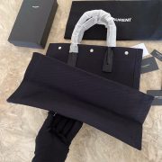RIVE GAUCHE NORTH/SOUTH TOTE BAG IN PRINTED CANVAS AND LEATHER - Image 5