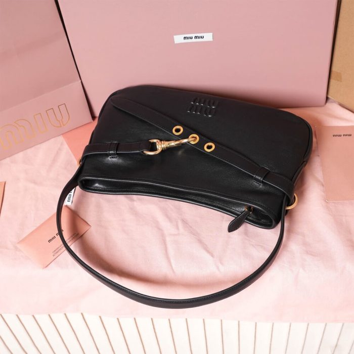 MIUMIU Regular Aventure nappa leather bag(HIGH-END GRADE) - Image 5