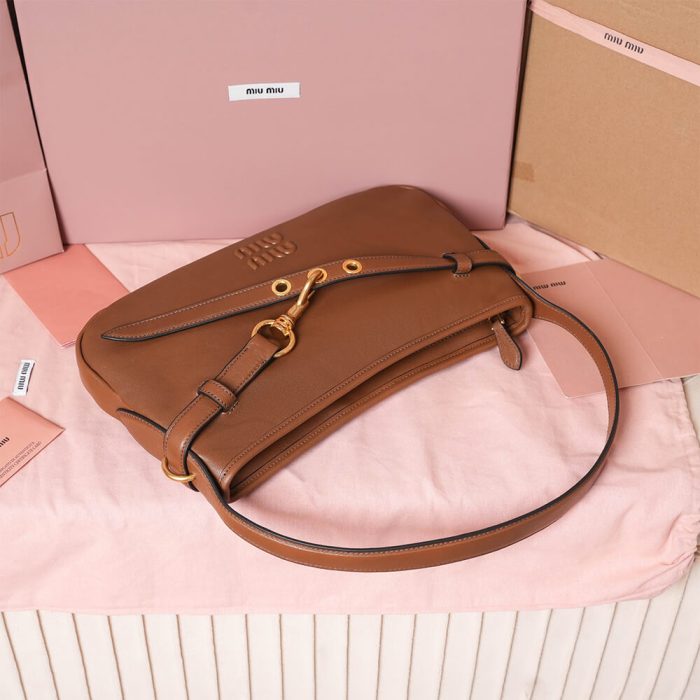 MIUMIU Regular Aventure nappa leather bag(HIGH-END GRADE) - Image 5