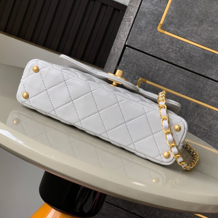 CHANEL Small Flap Bag with Top Handle(HIGH-END GRADE) - Image 5