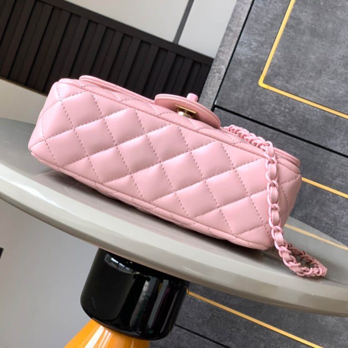 Chanel Mini Flap Bag with Top Handle(HIGH-END GRADE) - Image 5