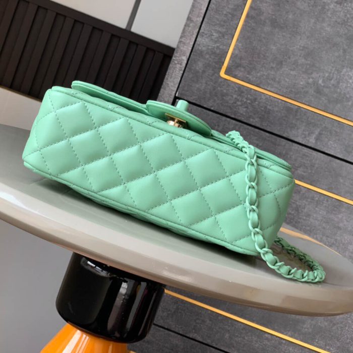 Chanel Mini Flap Bag with Top Handle(HIGH-END GRADE) - Image 5