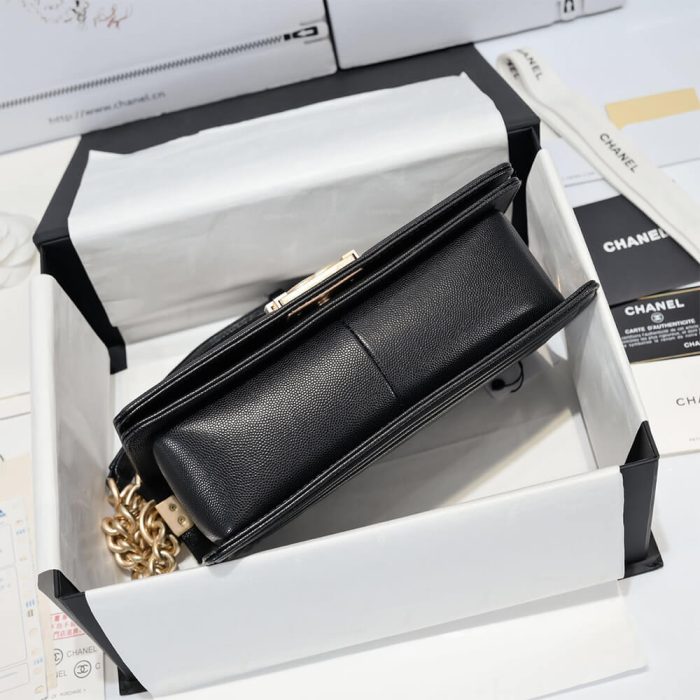 Chevron Caviar Boy Chanel Handbag - Image 5