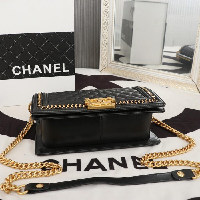 Chanel Top Handle Boy Handbag - Image 5