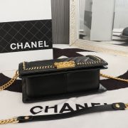 Chanel Top Handle Chevron Boy Handbag - Image 5